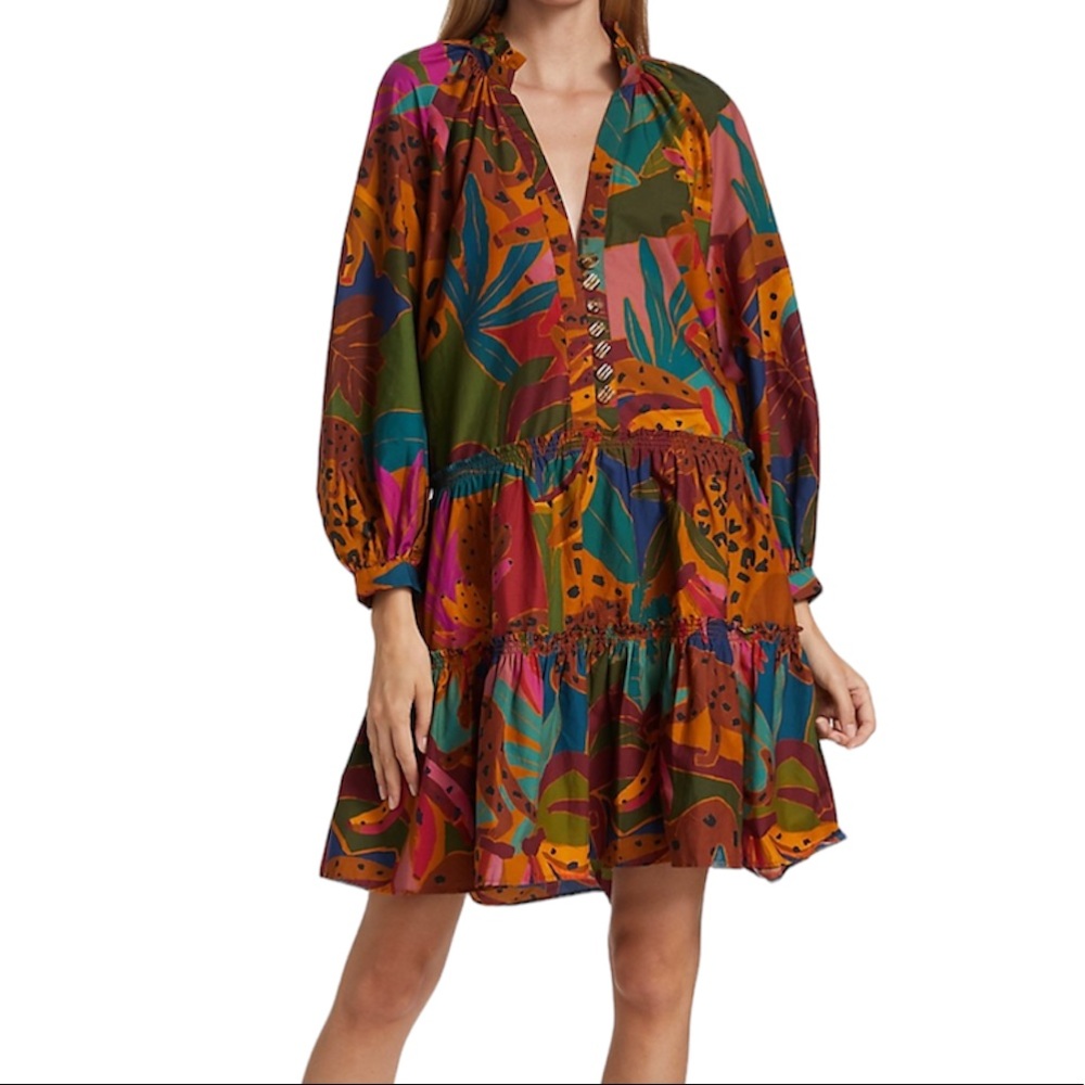 NEW Farm Rio
Leopard Jungle Minidress